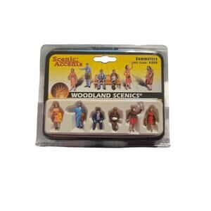 Woodland Scenics HO A1839 Commuters Scenic Accents Retired Hand Painted Figures